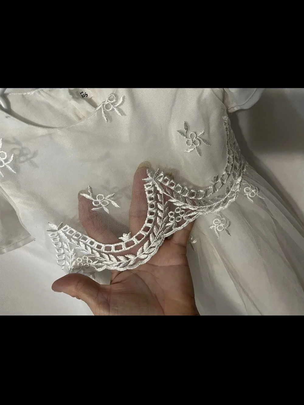 White Temple Infant👶🏻Christening/Blessing Dress👗Sz 12/18M